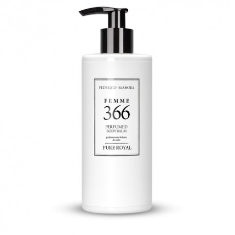 FM 366 dámsky parfumovaný telový balzam 300 ml, inšpirovaný vôňou Yves Saint laurent - Black Ópium